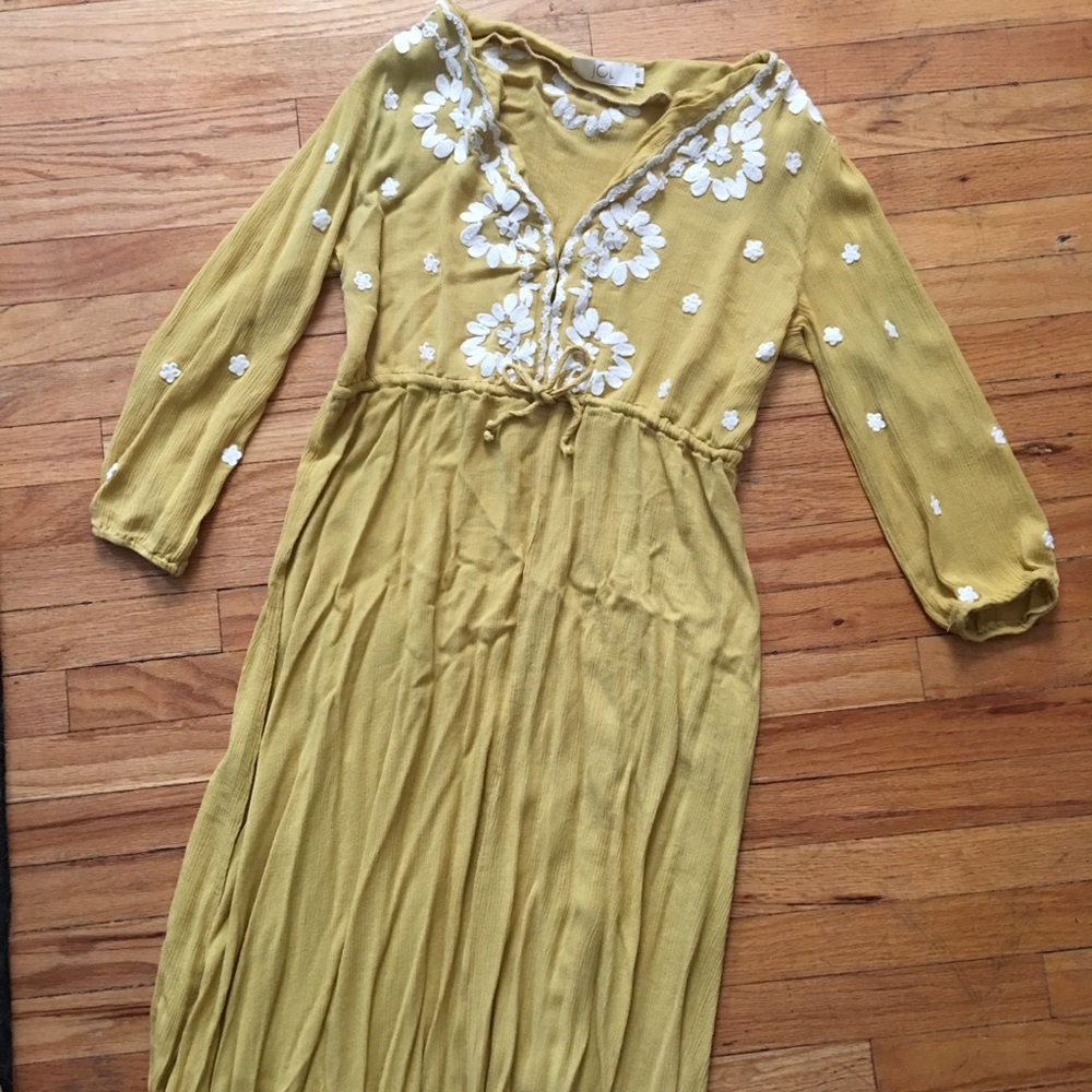 Linen Boho Maxi Dress